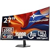 新品 Minifire モニター 27インチ 湾曲ゲーミングモニター 180Hz Amazon.co.jp: Minifire モニター27インチ 湾曲ゲーミング